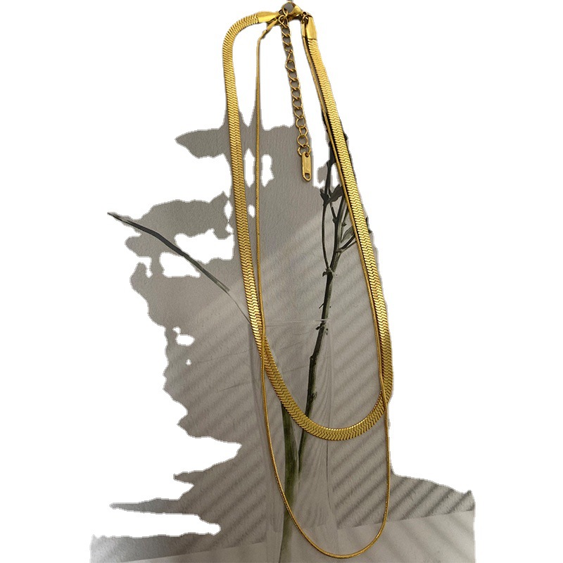 Golden Duo Snake Chain - obrazek 2